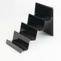 4 Layer Design Black Acrylic Mobile Phone Stand